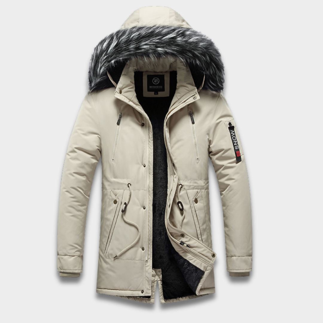 Kurtka zimowa męska z kapturem i ociepleniem Modaboutique