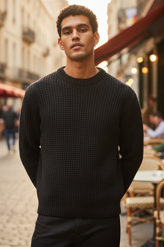 Sweter | Krzysztof – Czarny