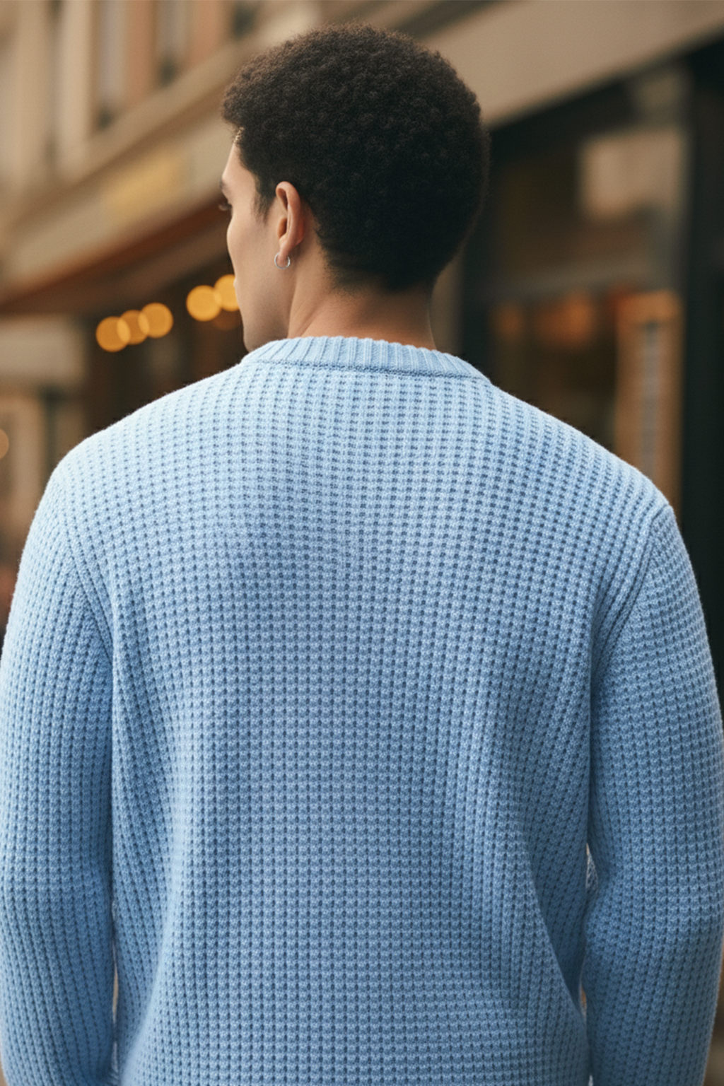 Sweter | Adrian – Błękitny