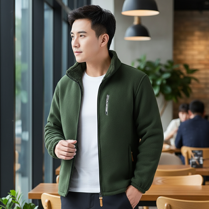 Męska kurtka zapinana na zamek z lekkim ociepleniem Modaboutique