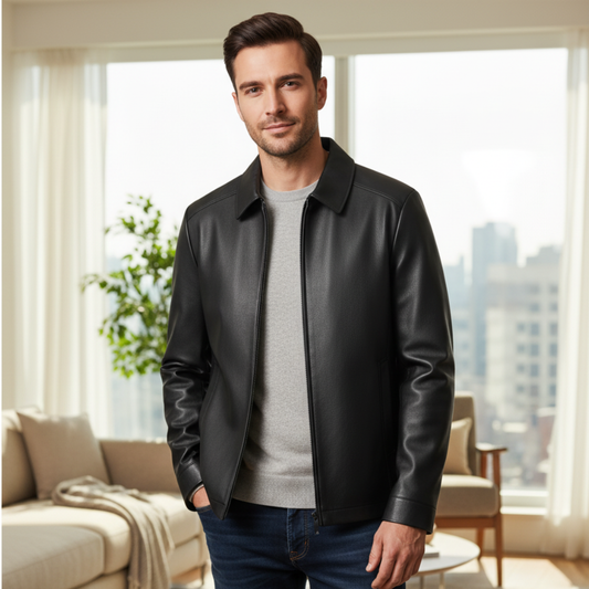 Męska kurtka zapinana na zamek z lekkim ociepleniem Modaboutique