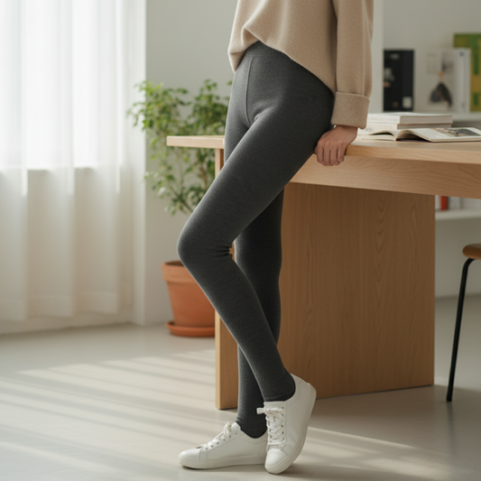 Damskie rajstopy z wysokim stanem z elastycznego materiału Modaboutique