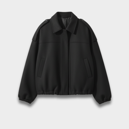 Damska kurtka oversize z miękkiej tkaniny Modaboutique