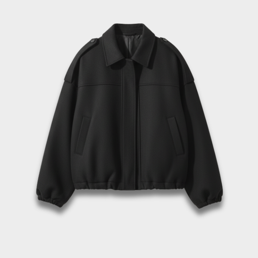 Damska kurtka oversize z miękkiej tkaniny Modaboutique