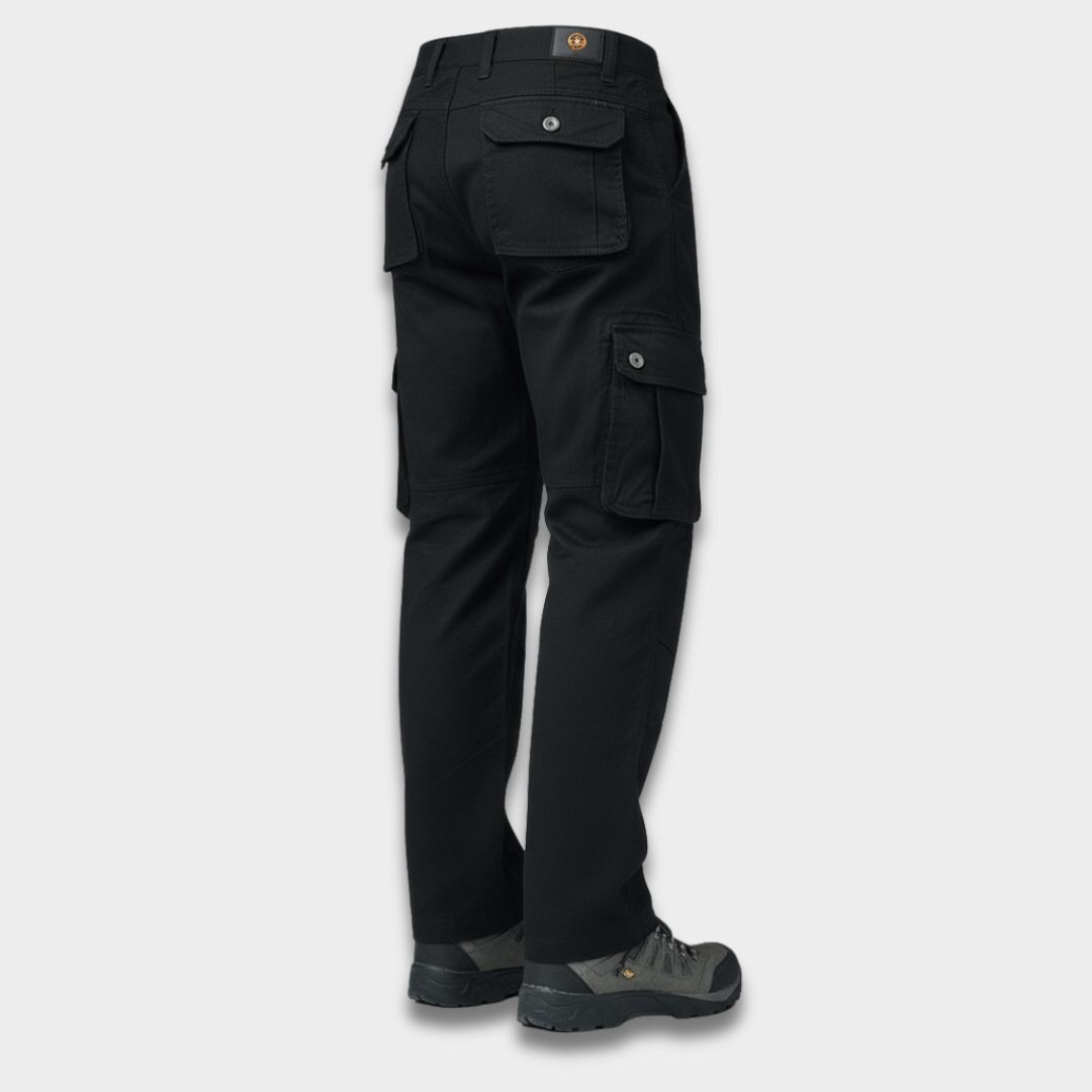 Męskie spodnie cargo z kieszeniami po bokach Modaboutique