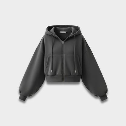 Damska bluza oversize z kapturem z miękkiej dzianiny Modaboutique