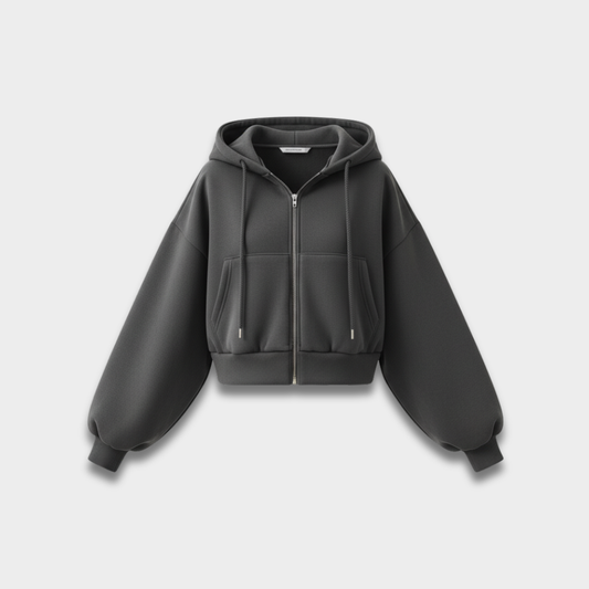 Damska bluza oversize z kapturem z miękkiej dzianiny Modaboutique