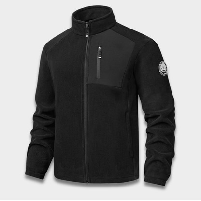 Męska kurtka zapinana na zamek z bawełnianej tkaniny Modaboutique