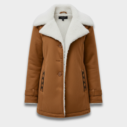 Damska Ciepła Kurtka Codzienna z Miękką Podszewką z Polaru ModaBoutique