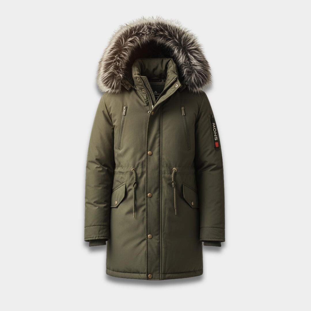 Kurtka zimowa męska z kapturem i ociepleniem Modaboutique