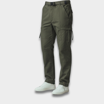 Męskie spodnie cargo trekkingowe z wodoodpornej tkaniny