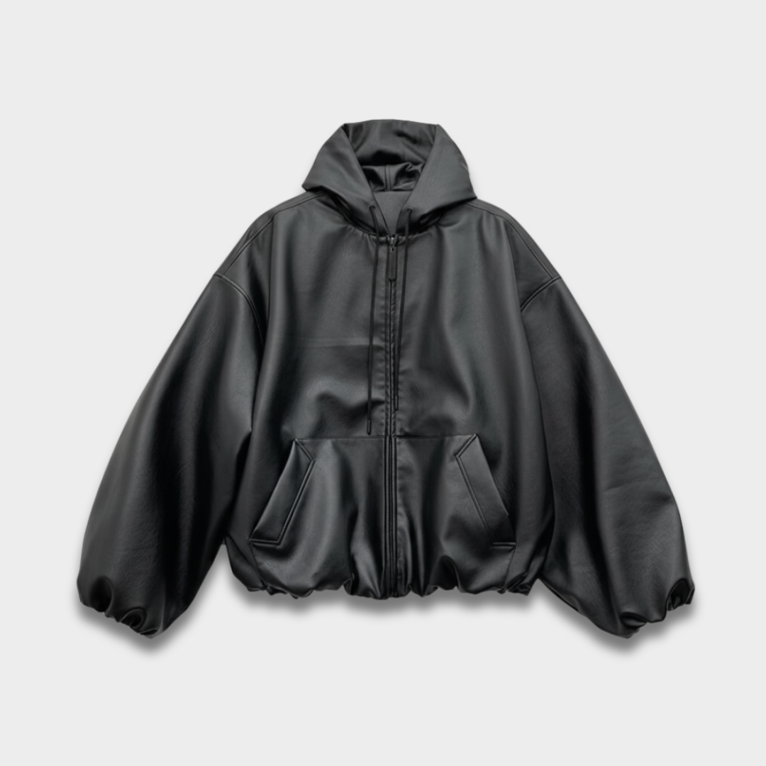 Męska kurtka z kapturem z miękką podszewką Modaboutique