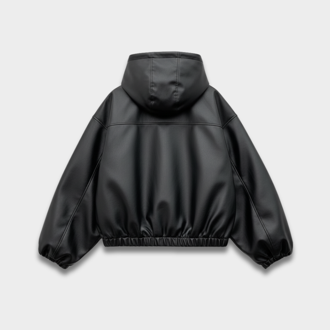 Męska kurtka z kapturem z miękką podszewką Modaboutique