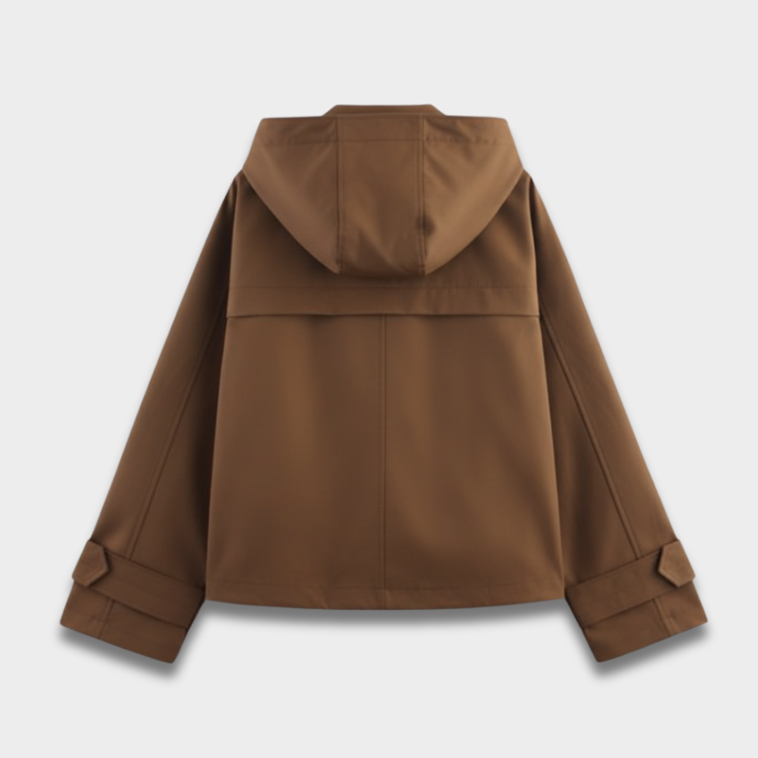 Damska kurtka z miękkiej tkaniny