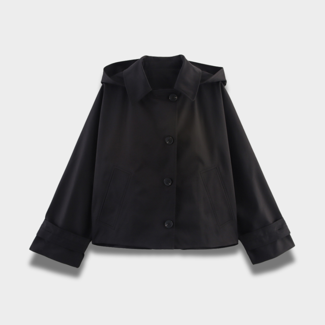 Damska kurtka z miękkiej tkaniny