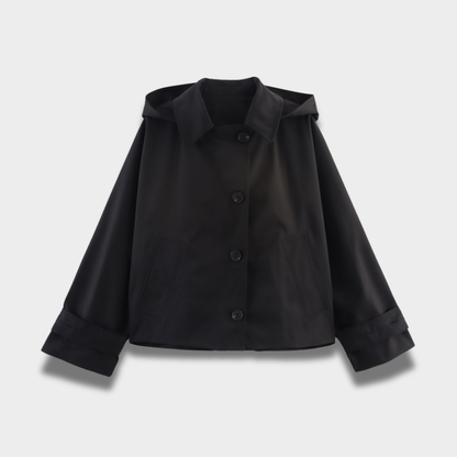 Damska kurtka z miękkiej tkaniny