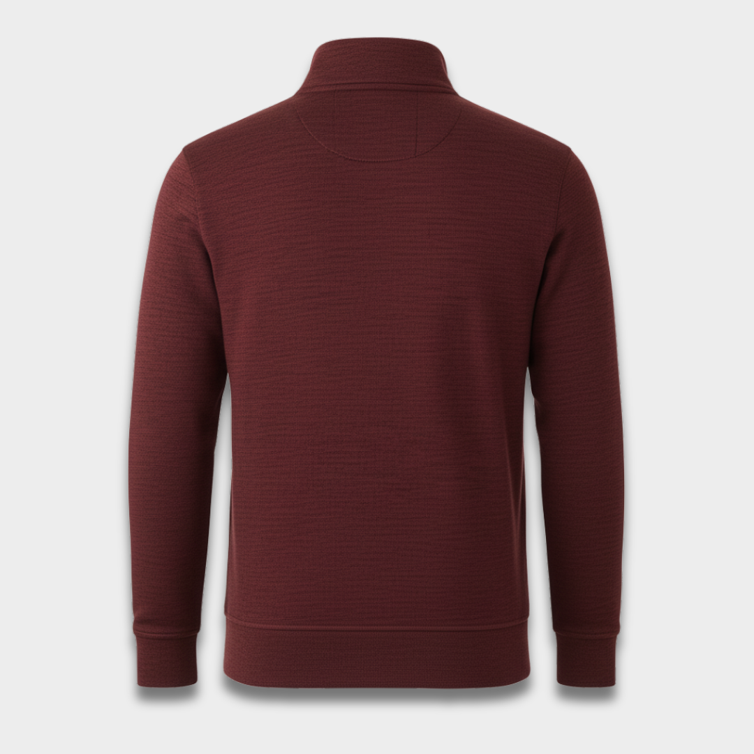 Męska bluza z zamkiem do połowy z miękkiego materiału