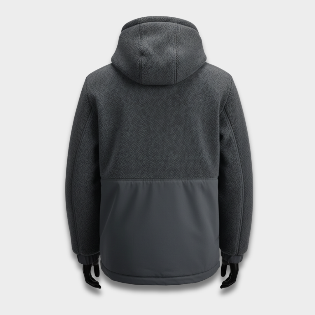 Męska Zimowa Kurtka z Kapturem i Podszewką ModaBoutique