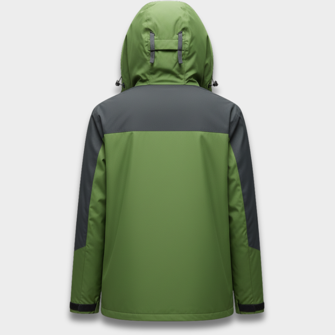 Kurtka outdoor męska z kapturem i wodoodporną tkaniną Modaboutique