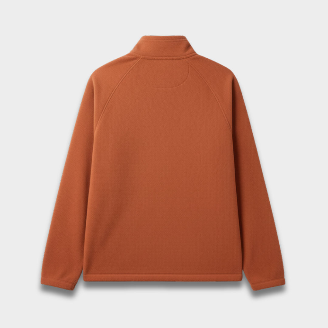 Męska kurtka polarowa zapinana na zamek z miękkiego materiału Modaboutique