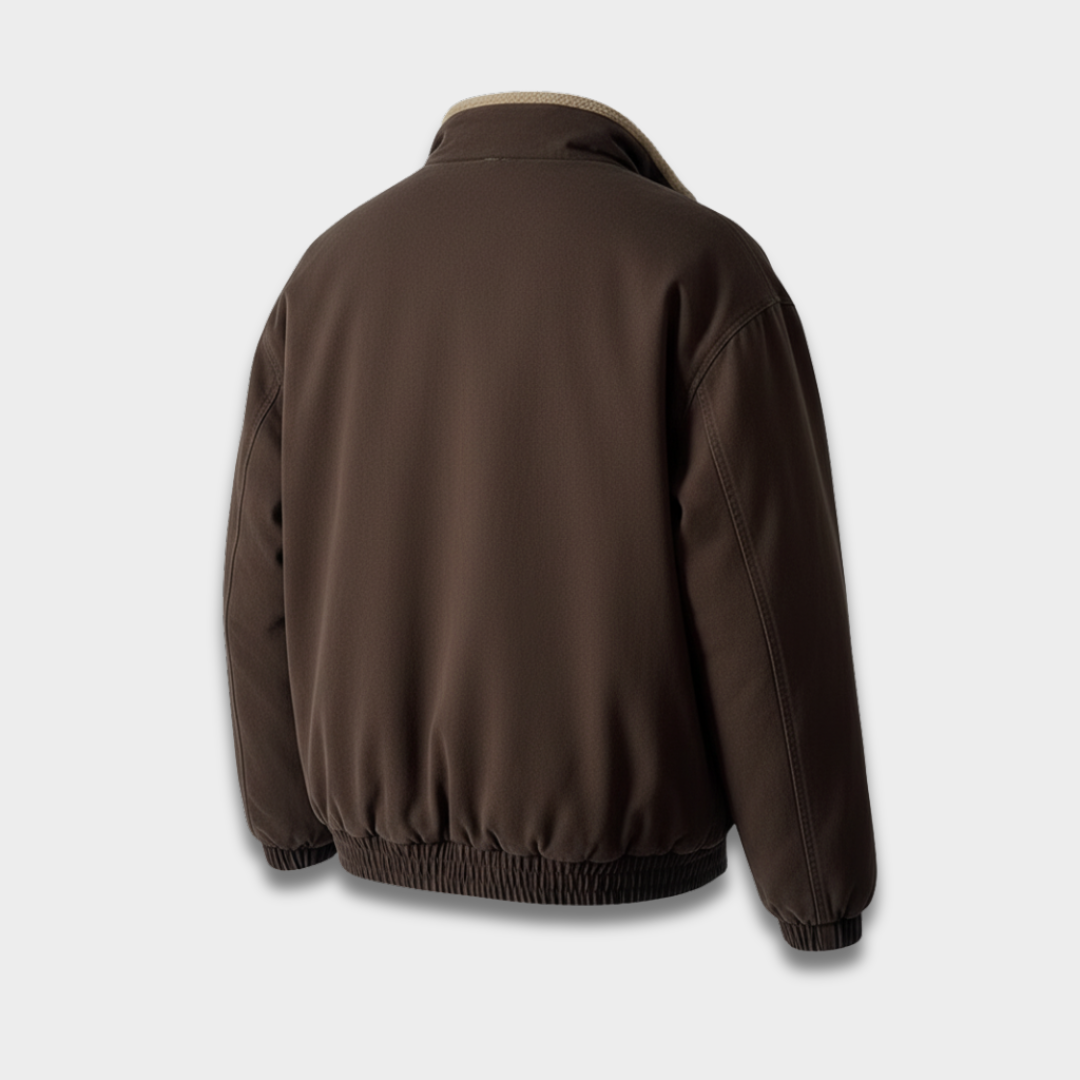 Męska kurtka zapinana na zamek z miękką podszewką Modaboutique