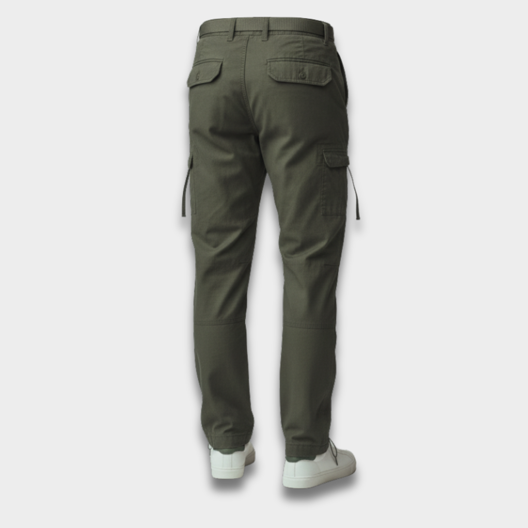 Męskie spodnie cargo trekkingowe z wodoodpornej tkaniny