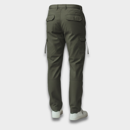Męskie spodnie cargo trekkingowe z wodoodpornej tkaniny