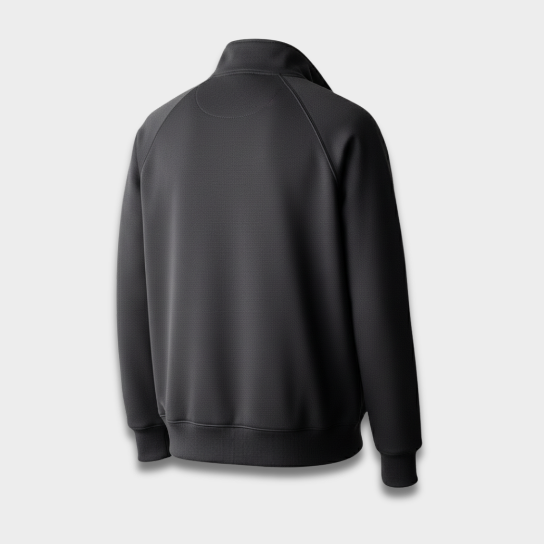 Męska kurtka zapinana na zamek z miękkiego materiału Modaboutique