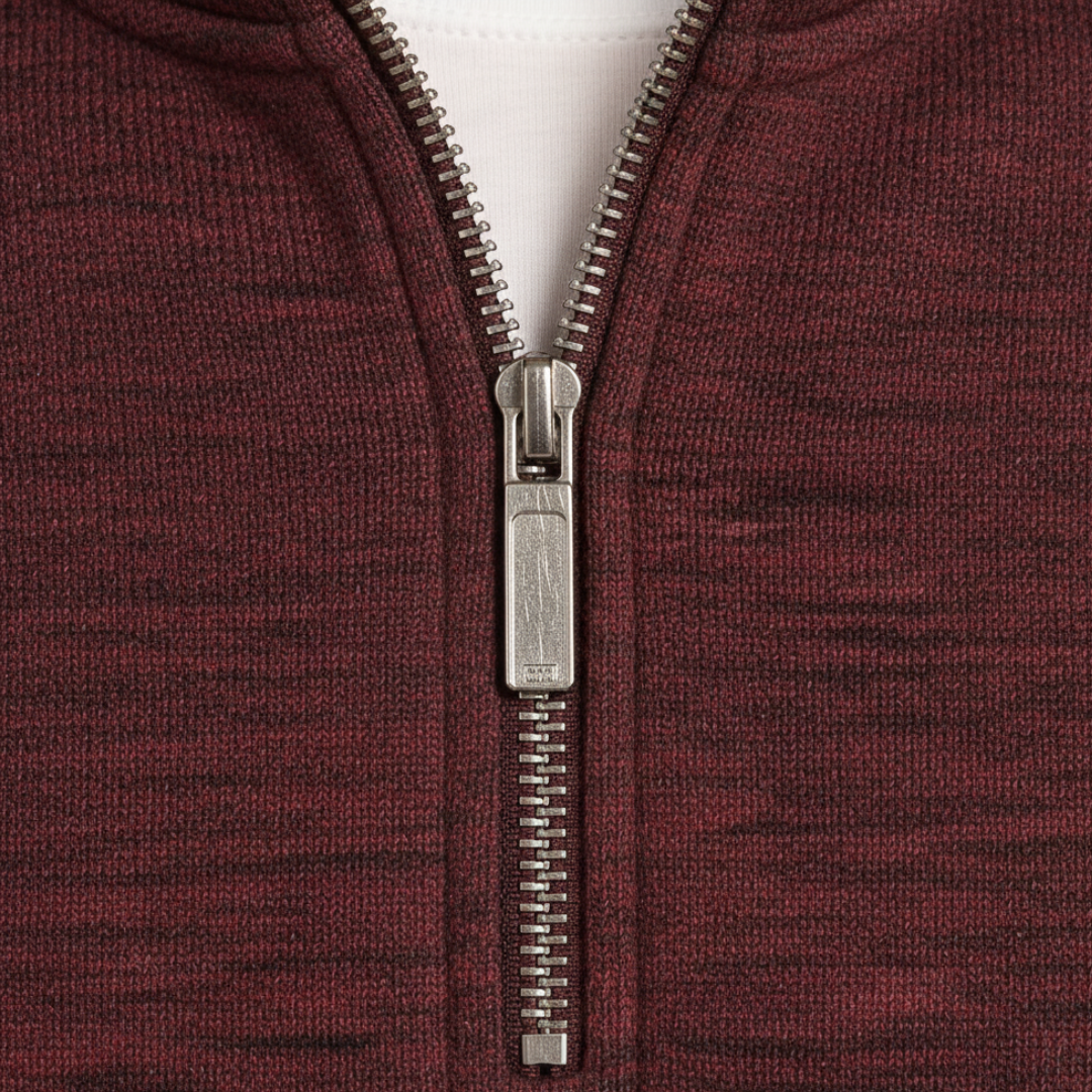 Męska bluza z zamkiem do połowy z miękkiego materiału