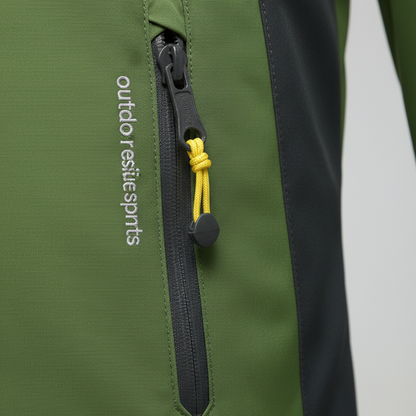 Kurtka outdoor męska z kapturem i wodoodporną tkaniną Modaboutique