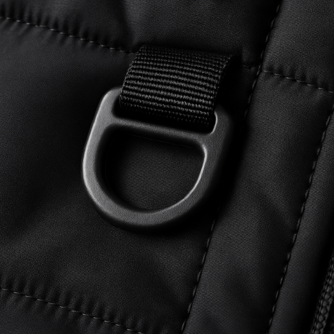 Męska Zimowa Kurtka Puchowa z Kapturem i Ociepleniem