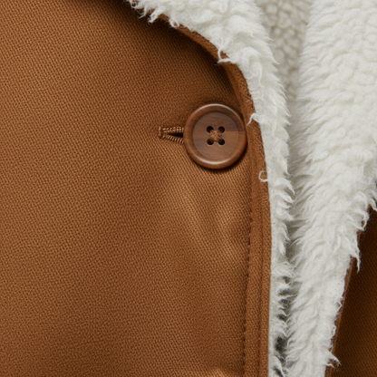 Damska Ciepła Kurtka Codzienna z Miękką Podszewką z Polaru ModaBoutique