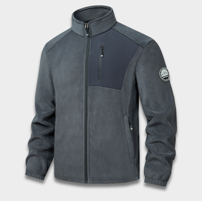 Męska kurtka zapinana na zamek z bawełnianej tkaniny Modaboutique