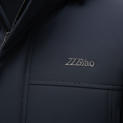 Męska kurtka zimowa polarowa z kapturem i ociepleniem Modaboutique