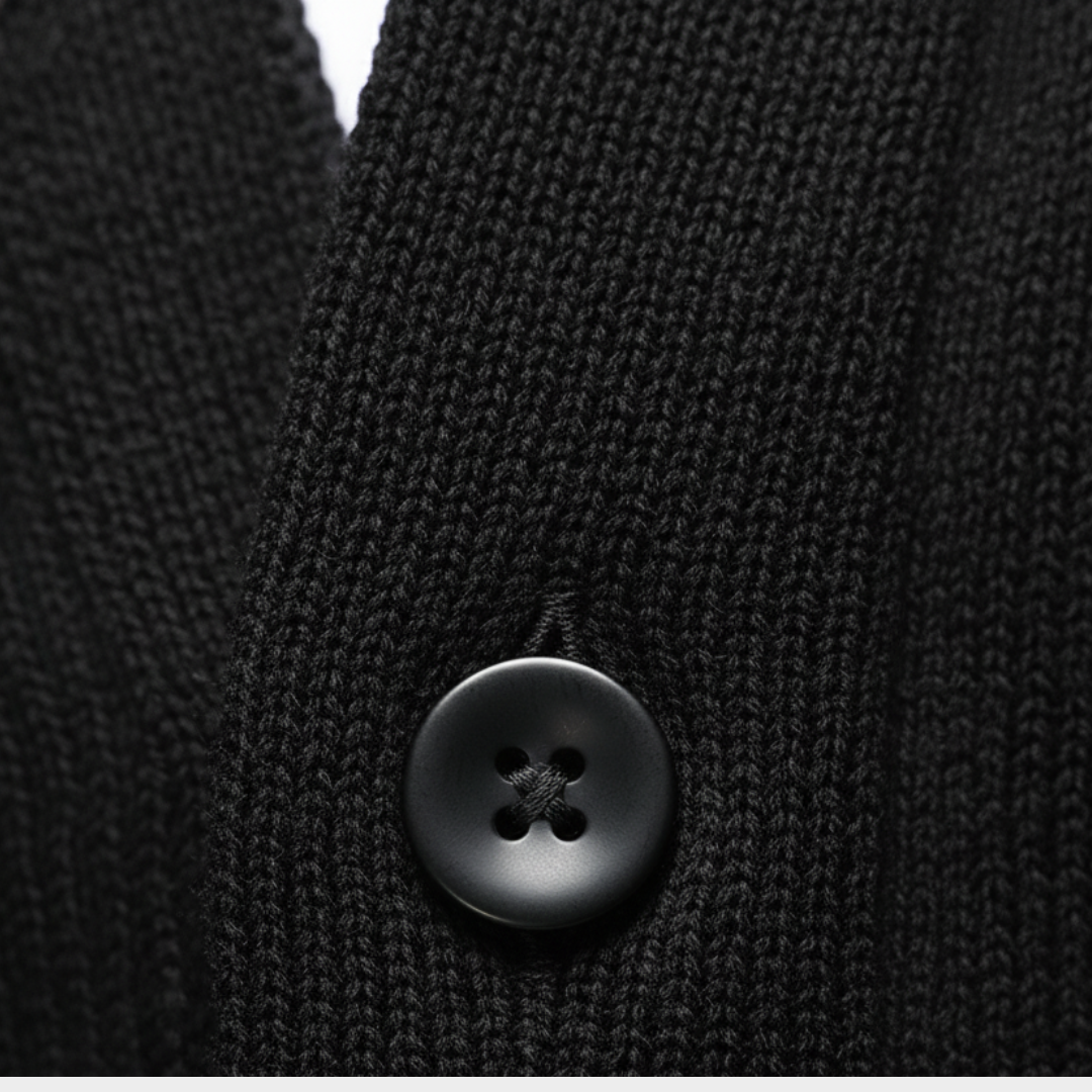 Męski kardigan z bawełnianej dzianiny Modaboutique