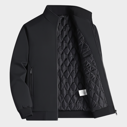 Męska pikowana kurtka bomberka z elastycznymi ściągaczami Modaboutique