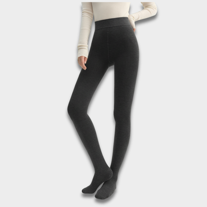 Damskie rajstopy z wysokim stanem z elastycznego materiału