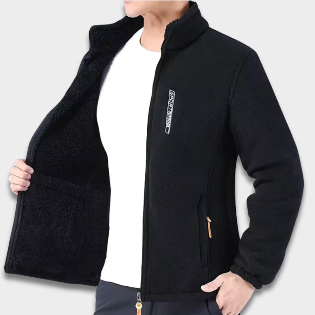 Męska kurtka zapinana na zamek z lekkim ociepleniem Modaboutique