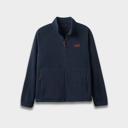 Męska kurtka polarowa zapinana na zamek z miękkiego materiału Modaboutique