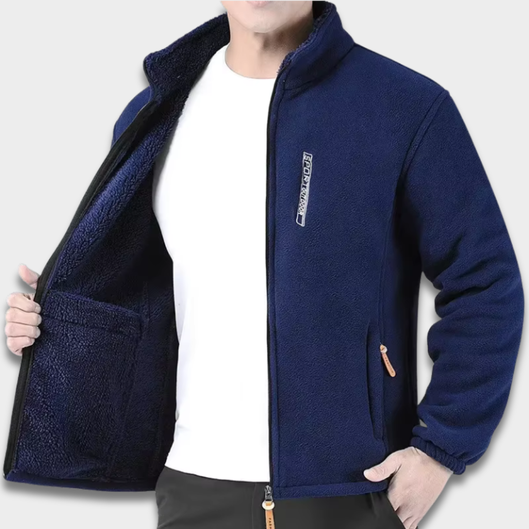 Męska kurtka zapinana na zamek z lekkim ociepleniem Modaboutique