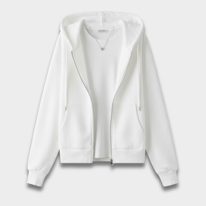 Damska bluza oversize z kapturem z miękkiej dzianiny Modaboutique