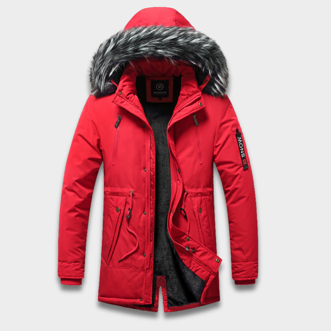 Kurtka zimowa męska z kapturem i ociepleniem Modaboutique