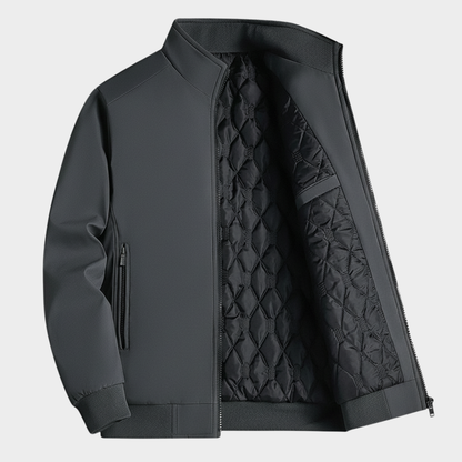 Męska pikowana kurtka bomberka z elastycznymi ściągaczami Modaboutique