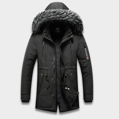 Kurtka zimowa męska z kapturem i ociepleniem Modaboutique
