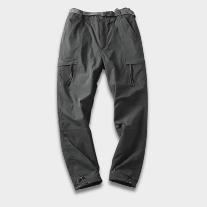 Męskie spodnie cargo trekkingowe z wodoodpornej tkaniny