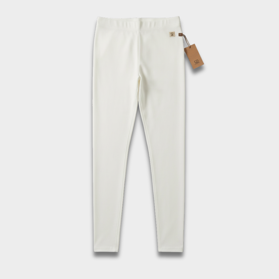 Damskie legginsy z wysokim stanem z elastycznej tkaniny