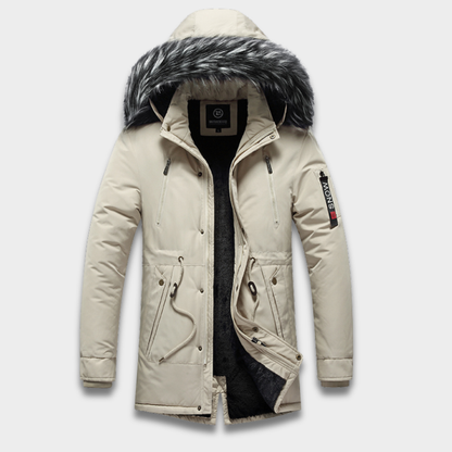 Kurtka zimowa męska z kapturem i ociepleniem Modaboutique