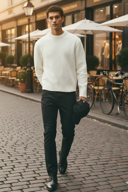 Sweter | Jan – Biały