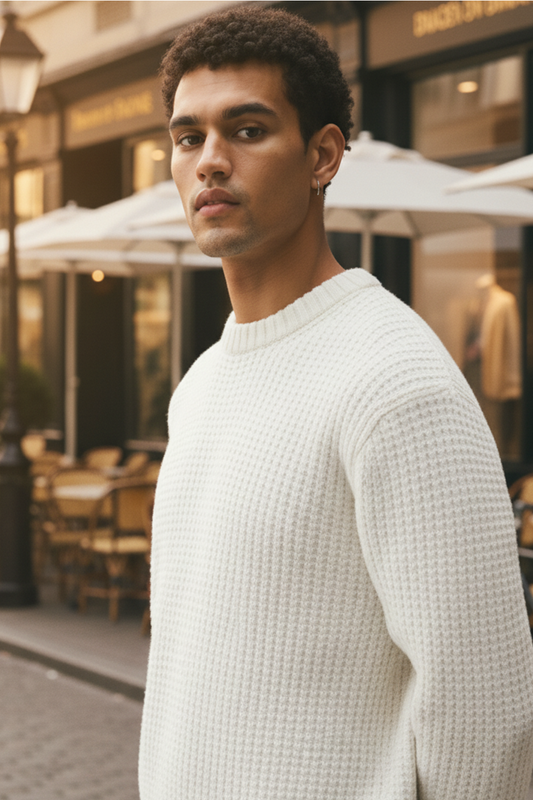 Sweter | Jan – Biały