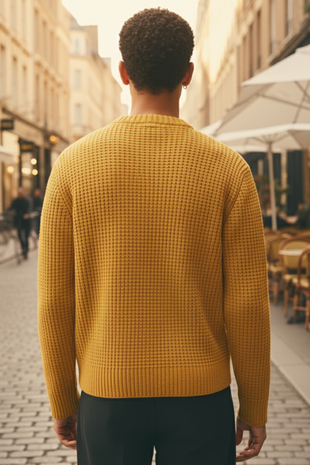 Sweter | Piotr – Musztardowy